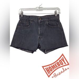 Levi's Dark Denim Jean Shorts Women’s